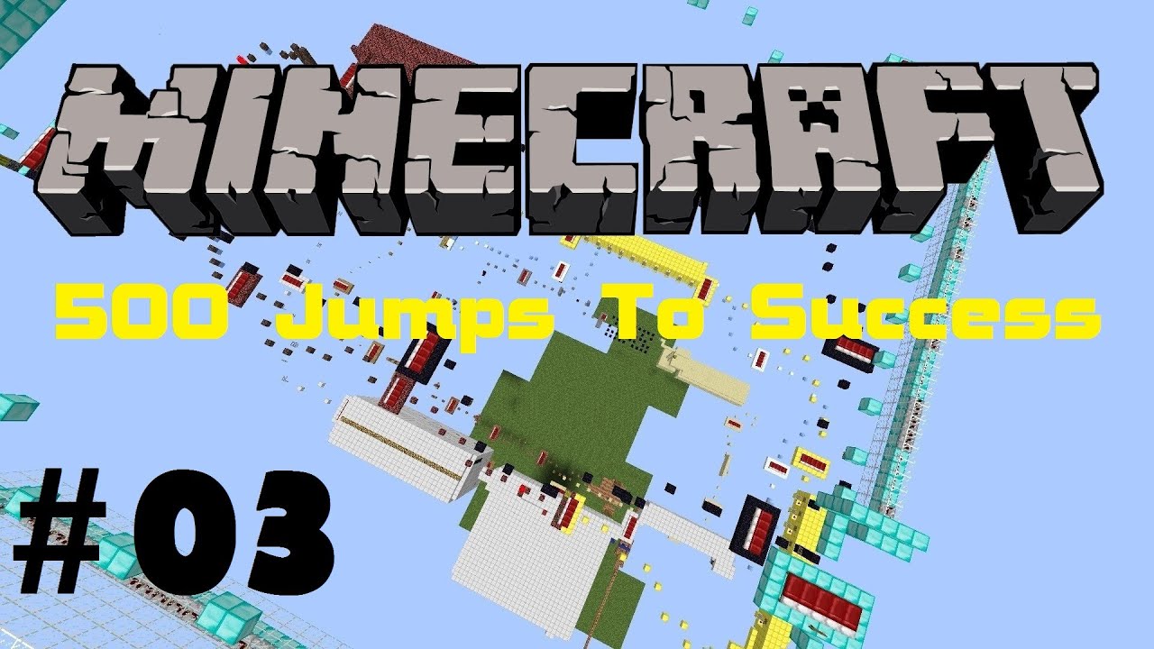 Let's Play Minecraft Adventure Map #03 500 Junps To Success [Deutsch ...