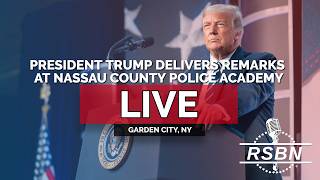 LIVE President Trump Delivers Remarks at the Nassau County Police Academy in New York - 26