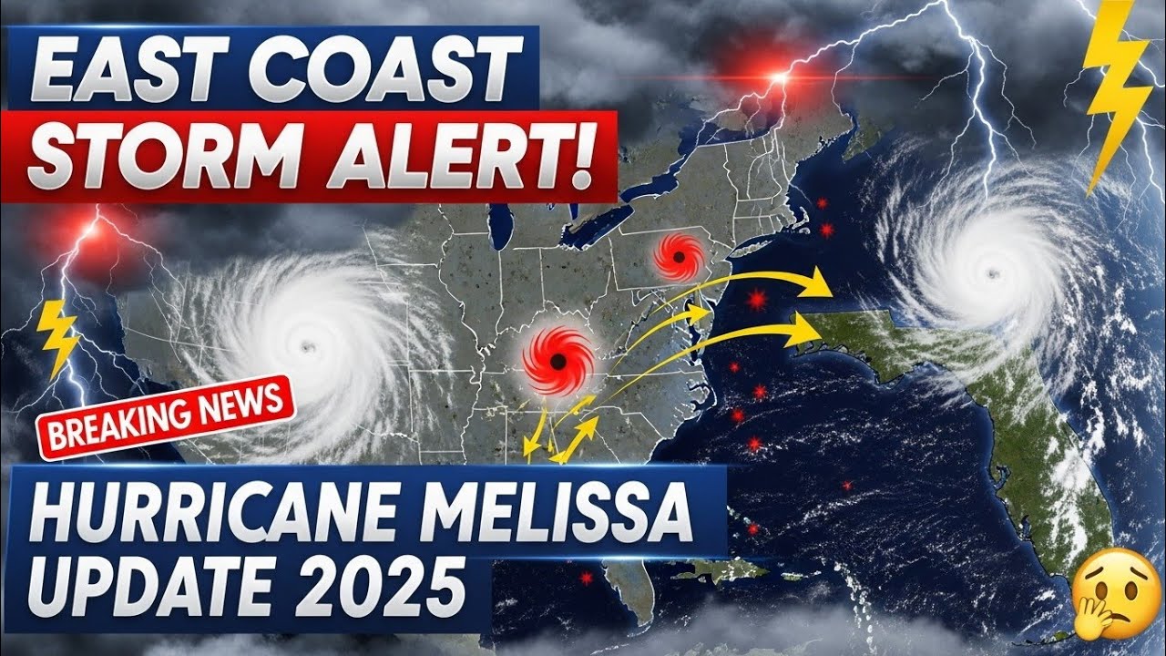 US East Coast Storm Alert: Hurricane Melissa Update for New York ...