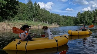 Сплав по Уче. Легкие каяки Колчим и пакрафты Щука
