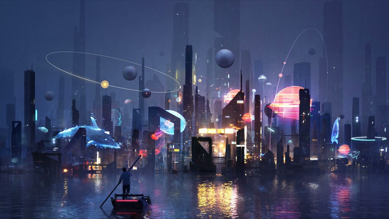Night City Background Ambient Music