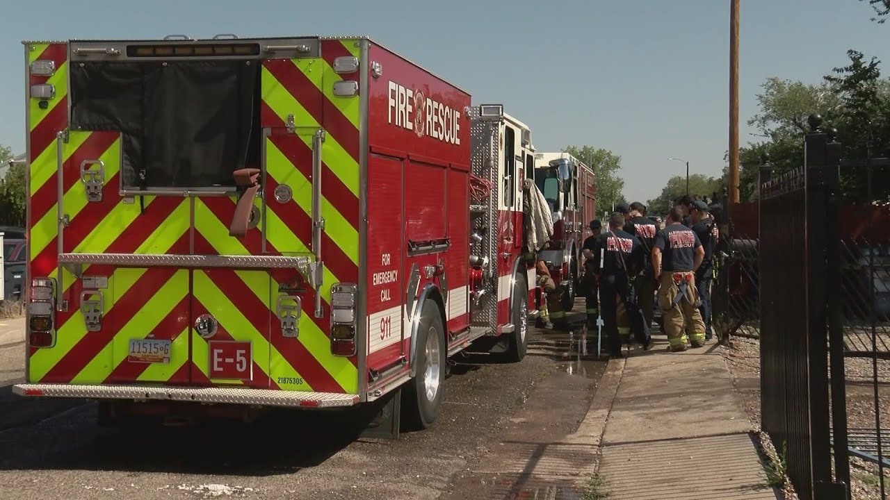 8 people displaced after fire, AFR says - YouTube