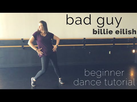 "bad-guy"-|-billie-eilish-(beginner-dance-tutorial)-step-by-step-choreography-for-beginners