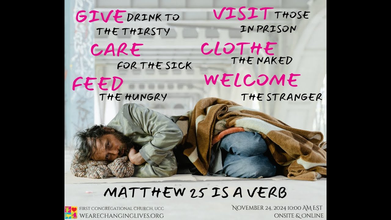 Matthew 25 Is A Verb Progressive Christian Worship YouTube