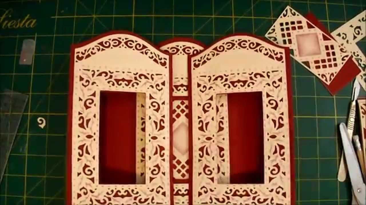trifold card tutorial youtube