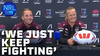 Ali Brigginshaw on how Queensland got back in the game: Origin Presser | NRL on Nine