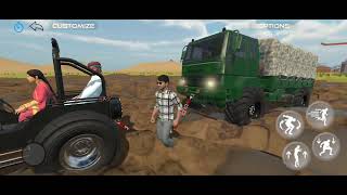 🔥 4륜구동 지프차 진흙 구조 🚙🪖 군용 트럭 견인 도전 🌲 | 오프로드 게임플레이 🎮 screenshot 5