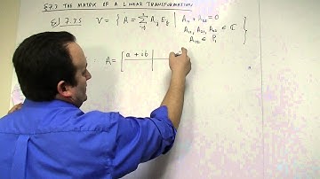 Linear Algebra: Lecture 20 part 1: coordinate maps and matrix of LT for abstract vspace