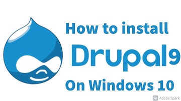 How to install Drupal 9 in localhost using XAMPP on windows 10 | Website Create @RockingSupport