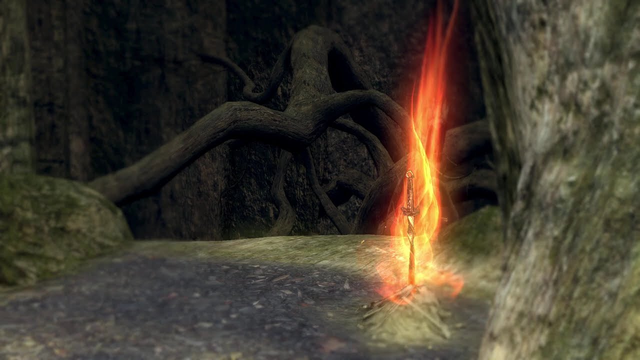 Dark Souls - Bonfires - The Great Hollow - Ambient background Noise