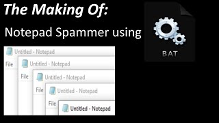 The Making Of: the text spammer v0.1 using batch