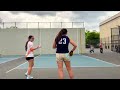 First game | Jessica VS Monica | PSAL Finals | 1st Singles | Cardozo VS Midwood