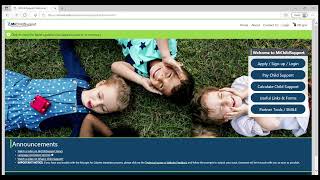 MiChildSupport Website Intro
