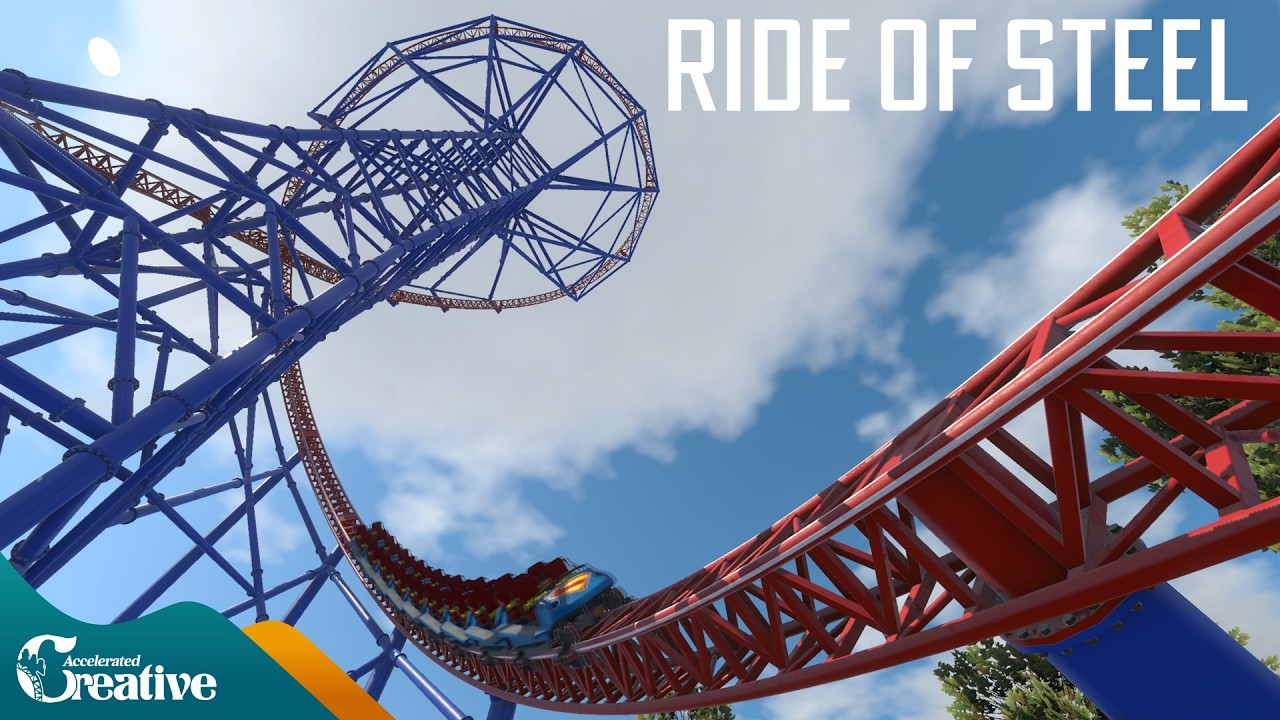 RIDE OF STEEL - NoLimits 2 Intamin GIGA Coaster Creation