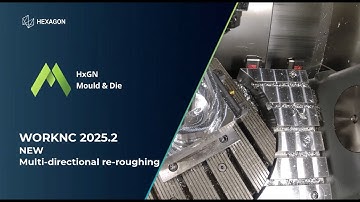 WORKNC 2025.2 | Multi-Directional Re-Roughing for Safer, Faster Machining