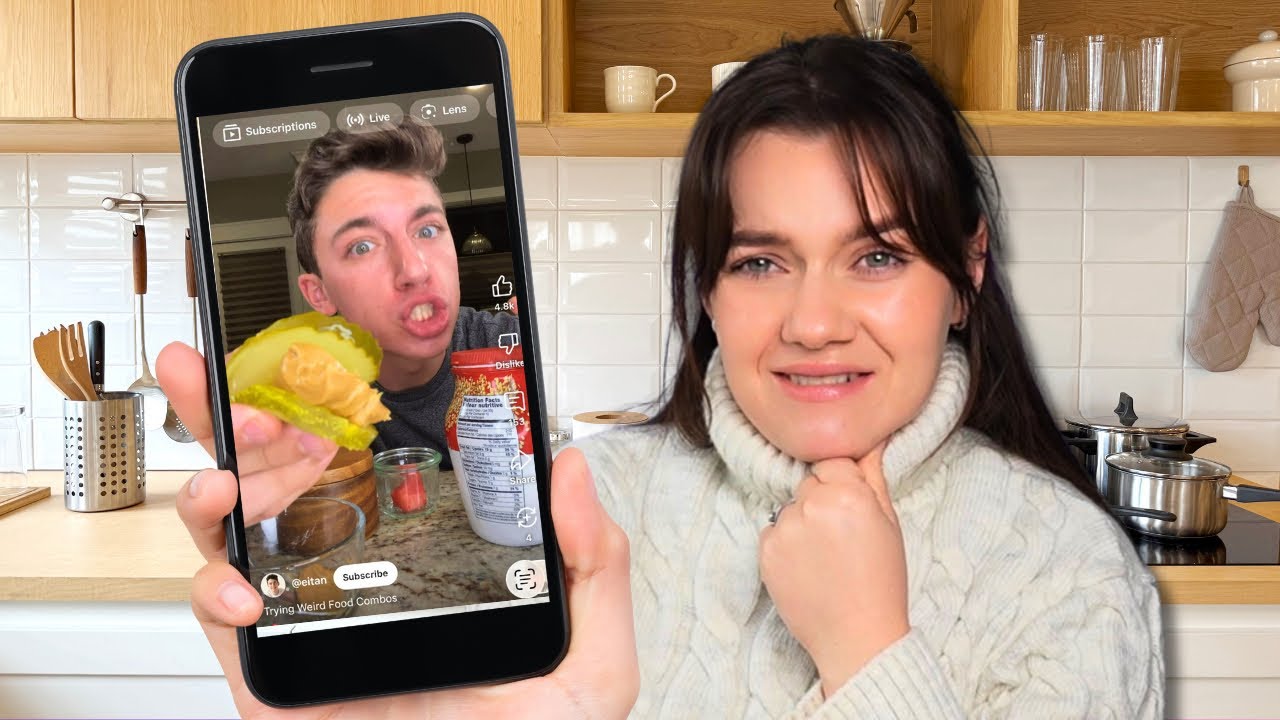 Reacting to WEIRDEST FOOD Videos | Snacks & Reacts