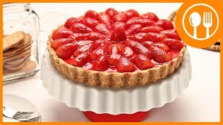 COMO FAZER TORTA DE MORANGO COM GELATINA / RECEITA (COMIDAS INCRÍVEIS) 🍰