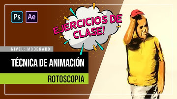 ¡Ejercicios de clase! - Técnica de Animación: ROTOSCOPIA en grupo con técnica húmeda