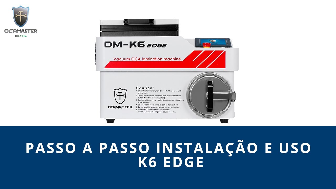 Passo a passo Instalação K6 Edge