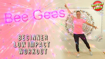 10 Minute BEE GEES WORKOUT | Exercises for Seniors & Beginners | 70's Workout | No talking💗