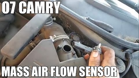 How to Replace Mass Air Flow Sensor 2007 Toyoya Camry