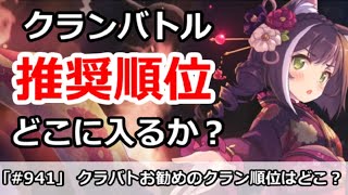プリコネ クランバトルでおすすめの順位はどこか プリンセスコネクト Youtube