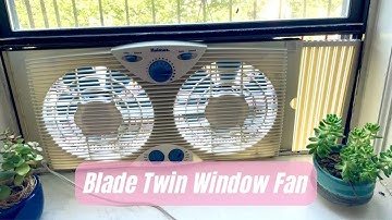 REVIEW: Holmes Dual 8" Blade Twin Window Fan with Manual Controls, 3 Speed Settings