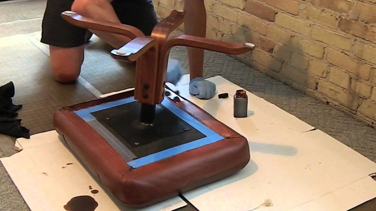 HOW TO DYE LEATHER SOFAS/CHAIRS