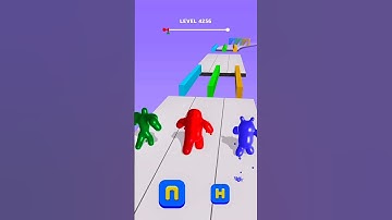 Best Fun Game Ever(blob shifter 3D)Level-4256 #games #shorts