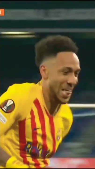 Aubameyang's amazing goal against Napoli and his amazing celebration 🔥 terrifying Barcelona is back