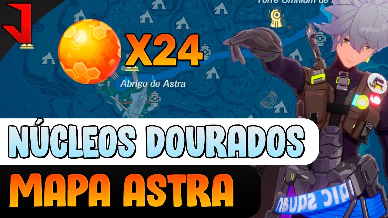 ROTA DE TODOS OS NÚCLEOS DOURADOS DA ÁREA DE ASTRA