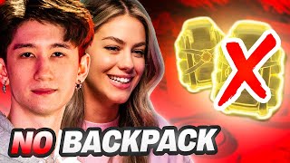 aceu & LuluLuvely take on the no backpack challenge...