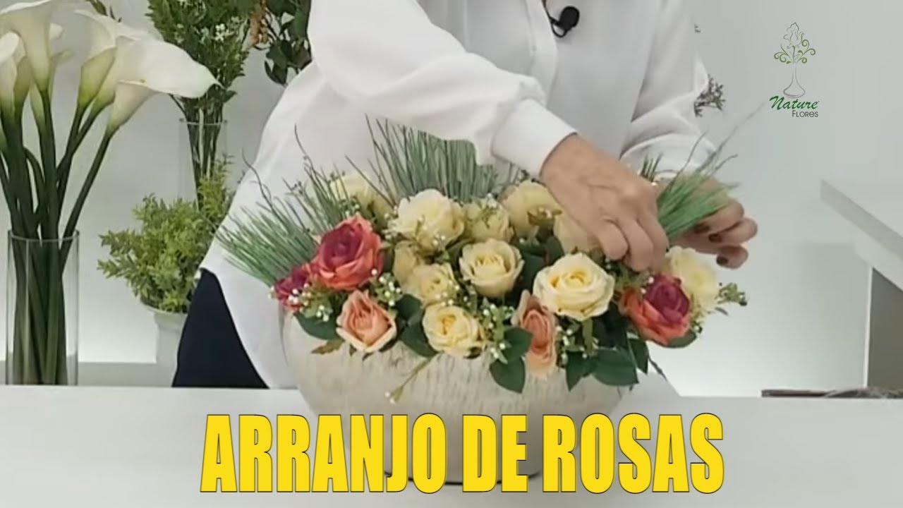 Como Fazer um LINDO ARRANJO DE ROSAS ARTIFICIAIS - thptnganamst.edu.vn