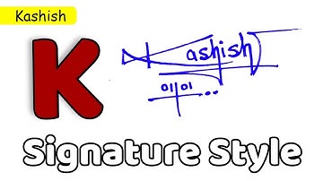 ✅ Kashish Name Signature Request done