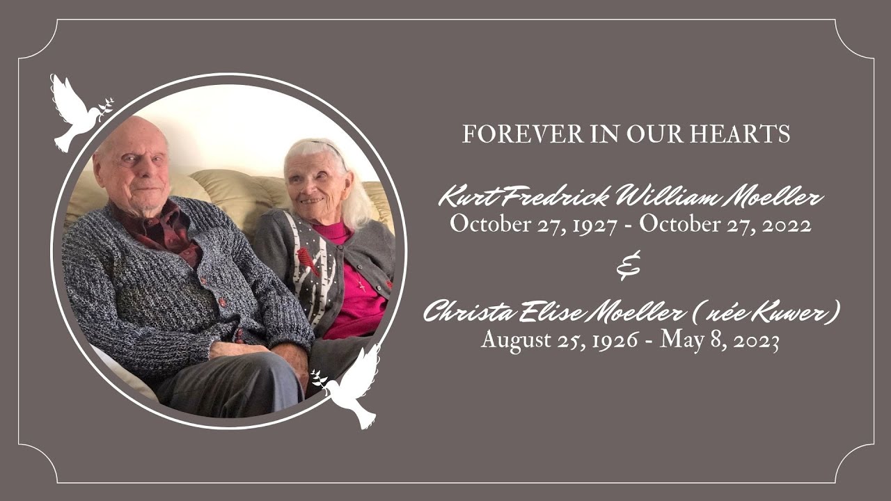 Memorial Service for Kurt & Christa Moeller