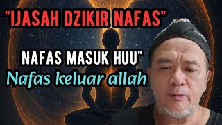 🔴ijasah dzikir nafas ,nafas masuk huu nafas keluar Allah 🔴Abah Setu #tauhid #shorts 