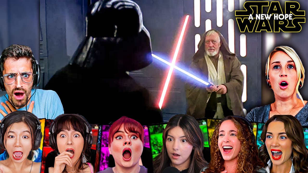 TOP "Darth Vader Vs Obi-Wan" Reactions! STAR WARS: A NEW HOPE (1977) Movie Reaction First Time Watch