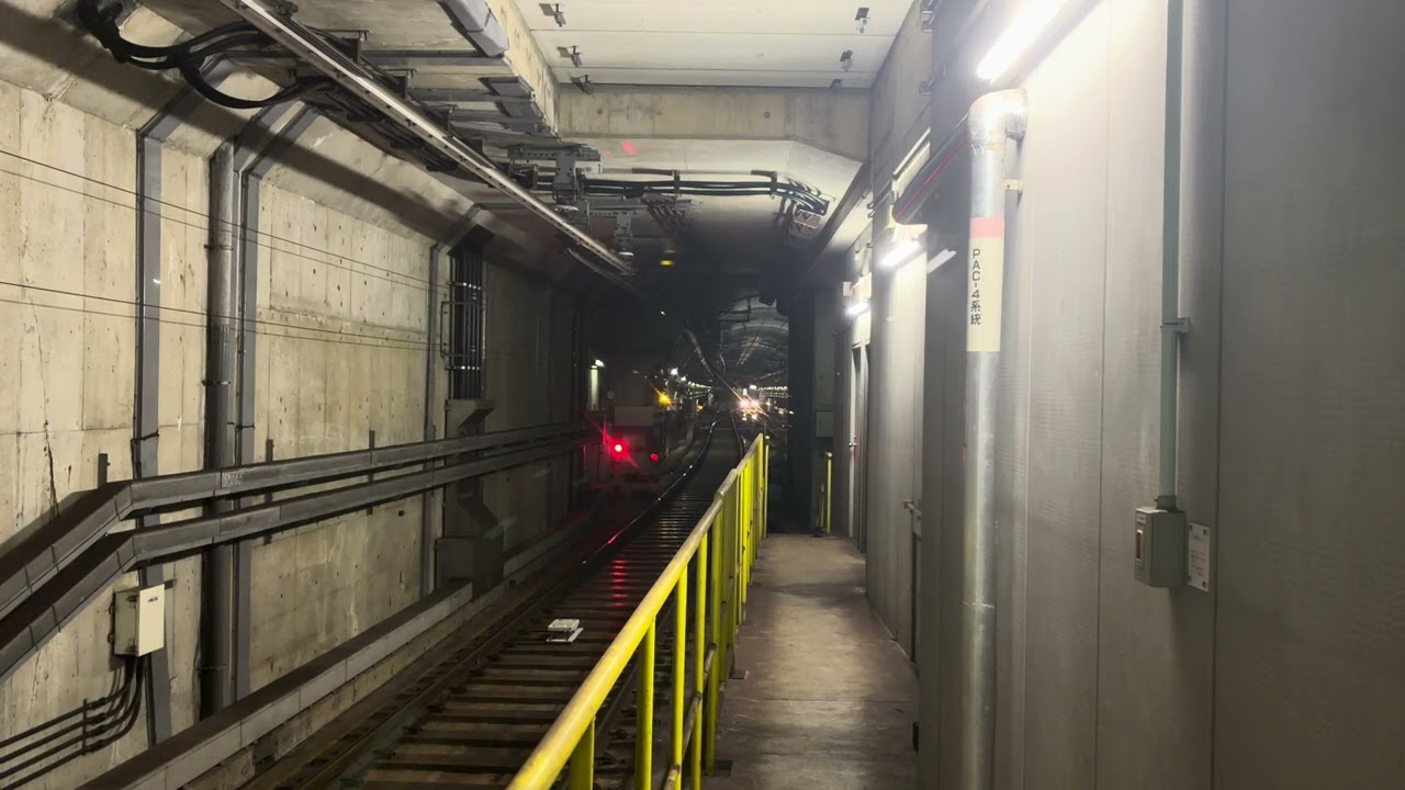 京都市営地下鉄東西線50系第2編成　折り返し六地蔵行き　太秦天神川駅　到着