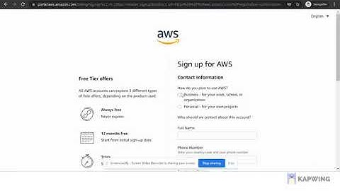 Create AWS Free Tier Account in less than 5 min