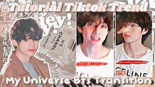 ✧˚꒰ tutorial edit tiktok trend 'my universe bts' transition — alight motion ˚ˑ༄ ·