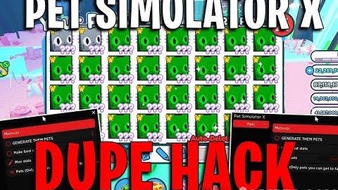DUPE SCRIPT ON PET SIMULATOR X! (SCRIPT IN COMMENTS) *PASTEBIN* WORKS ON ALL EXECUTOR❤️