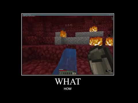 water in nether (sanctuary guardian minecraft meme) - YouTube