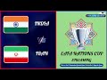 🔴India vs Iran | Asia CAFA Nations Cup | PES 21 Simulation Streaming