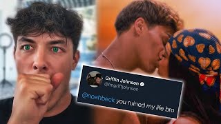 Griffin Johnson REACTS To Noah Beck and Dixie D'Amelio DATING! | Social Buzz