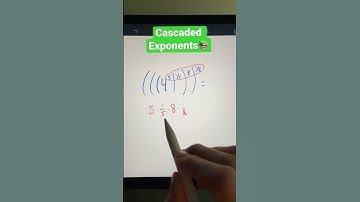 Cascaded Exponents Algebra Math Problem | Math Simplification Trick #shorts #maths #math #learn