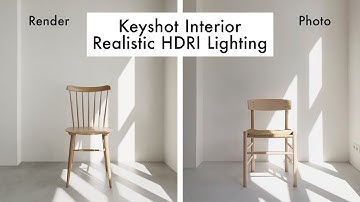 Keyshot Interior Realistische HDRI-belichtingstutorial