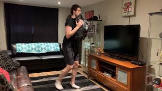 Backpack Front Reverse Lunge