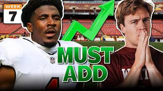 Full Week 7 Waiver Wire Has Upside News