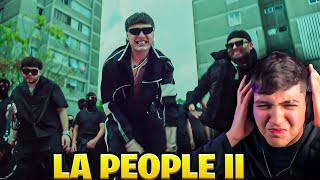LA PEOPLE II (Video Oficial) - Peso Pluma, Tito Double P, Joel De La P || COLOMBIANO REACCIONA