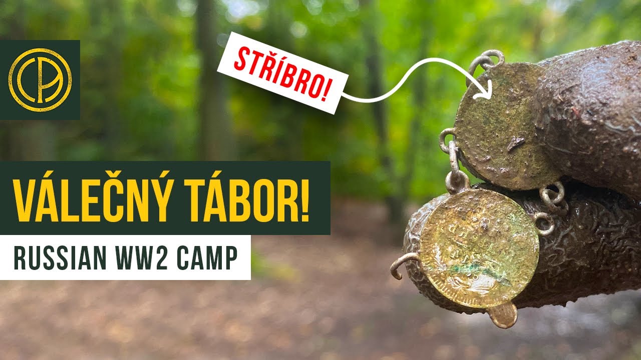 Tábor rudé armády a jeho zapomenuté poklady s detektorem kovů
